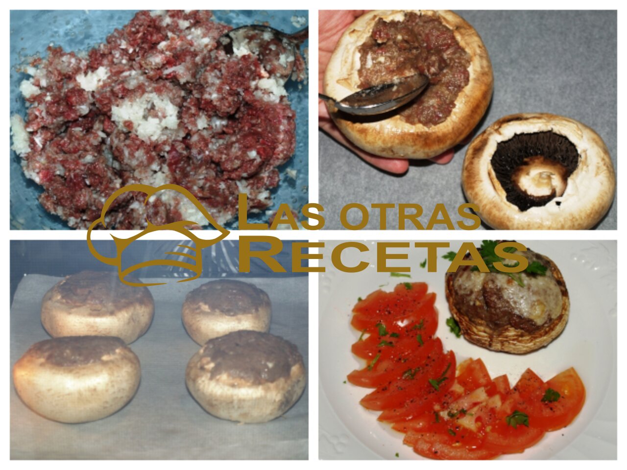 champi&ntilde;ones_carne_logo Champi&ntilde;ones rellenos de carne - Las Otras Recetas